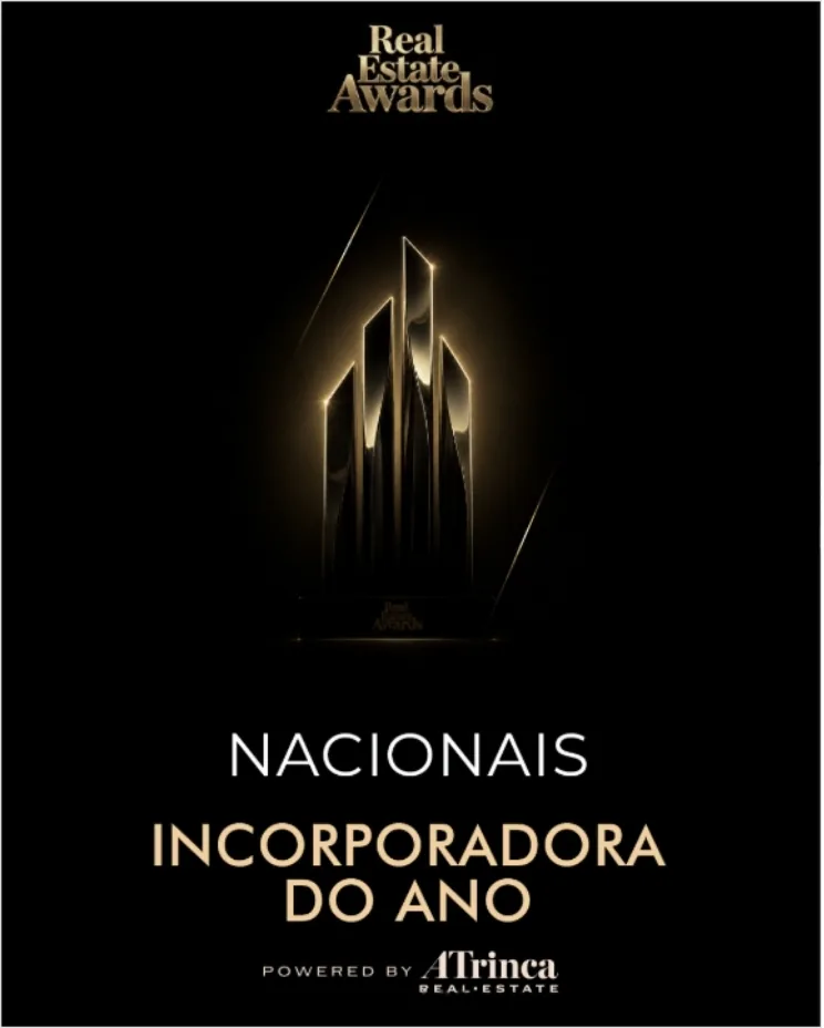 Real Estate Awards 2026 — categoria Nacionais, Incorporadora do Ano.
